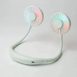 LED Rechargeable 3 Speed Silent Neck Fan