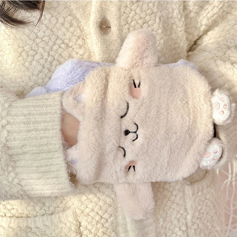Plush Hot Water Bottle Cover