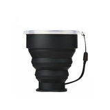 Silicone Heat Resistant Folding Water Cup With Lids