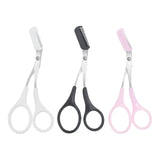 Stainless Steel Eyebrow Scissors with Comb