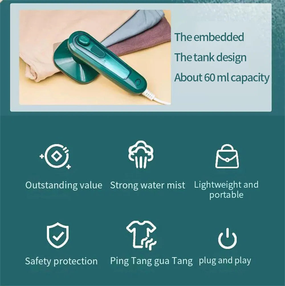 Mini Adjustable Steam Home/Travel Electric Iron