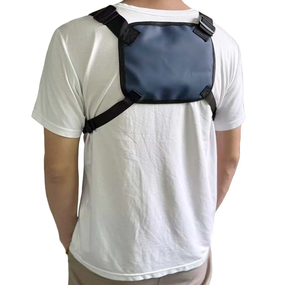 Men's Workwear functional vest chest bag