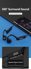 Lenovo X4 Bone Waterproof, Wireless Bluetooth Headphones With TWS Bass  Stereo