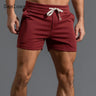 Men's Leisure Shorts With Lace Up And Pockets
