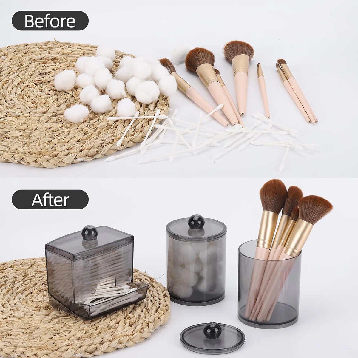 2 Or 3 Pack Bathroom Dispenser Containers