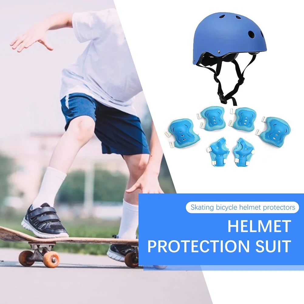 Children's Protective Body Gear And Breathable Helmet With EPS material for cushioning and shock absorption