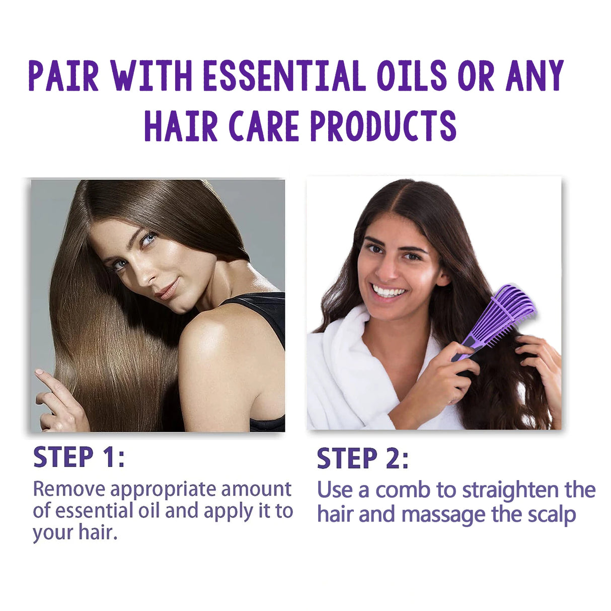 1Pcs Anti-Static Scalp Massage Detangling Brush