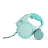 Automatic 5M Retractable Dog Leash For Small-Medium Pets With Bag Holder