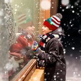 Children's LED Knitted Christmas Beanie hats.