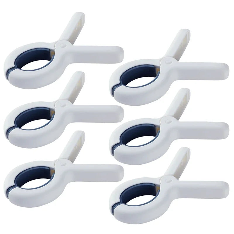 1/3/6/12Pcs Plastic Clothes Pins with Strong Anti-Rust Springs