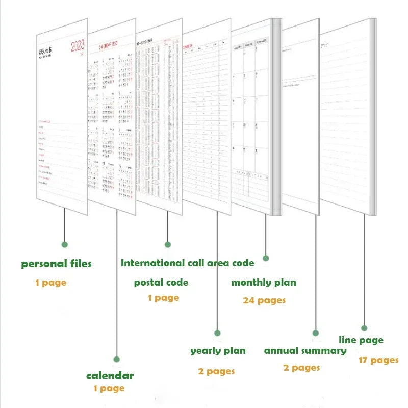 2024 Calendar Planner Notebook