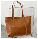 Pu Leather Underarm Large Handbag.