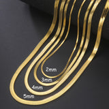 Men Or Women's 316L Stainless Steel Herringbone Chains