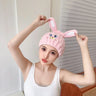 Children's Cute Animal Hair Dry Hat Towel