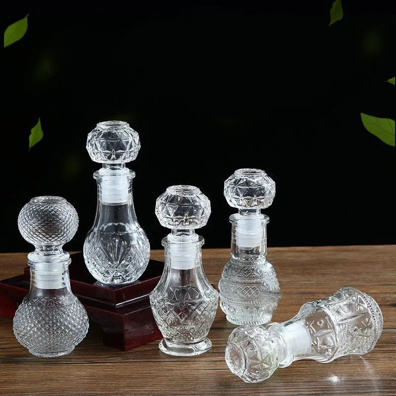 50ML mini style lead-free wine glass decanter with Airtight stopper.