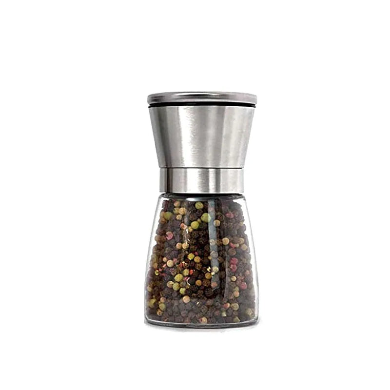 Adjustable Stainless Steel Glass Mill Salt Pepper Grinder