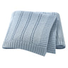 Vertical Stripes Solid Color Baby Cotton Blankets