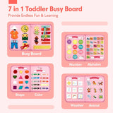 Montessori Toddler Busy Board For Educational Activity Motor Skills