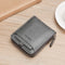 Men's Pu Leather Wallet With Zipper.