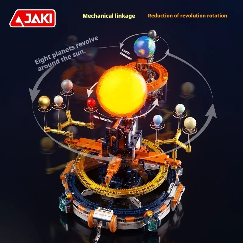 CK008 Space Trend Play Dawn Solar System Planetarium Mechanical Model