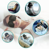 Tcare 3D Sleeping Eye Mask, Total Darkness When You Travel, Day Time Naps OR Work Shift work.