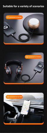 Type C to 3.5mm Jack AUX Cable Audio DAC Chip 4 Poles Microphone 3 5 HiFi Headset Adapter for Samsung Google Pixel Huawei Xiaomi