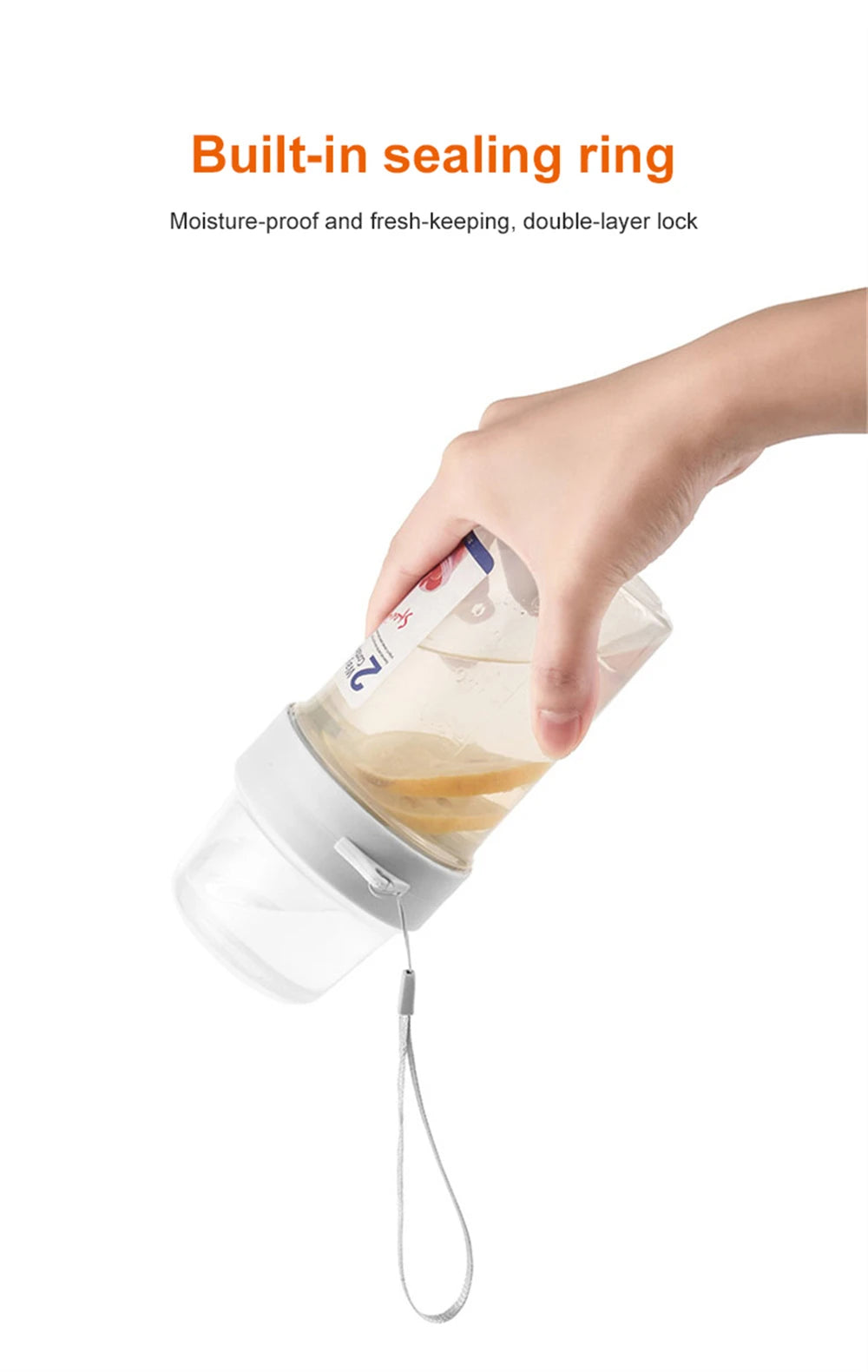 Breakfast Oatmeal Or Yogurt Sealed Container