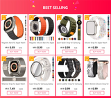 Magnetic Silicone Strap For Apple Watch Ultra 2 49mm 45mm 44mm S10 46mm 42mm 40 41mm Series Ultra 2 9 8 7 6 5 4