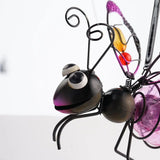 Solar LED Iron  Waterproof Hanging  Insect Tree Ornament