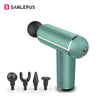 SANLEPUS Portable USB/ LCD deep tissue percussion massage gun for aching muscles.