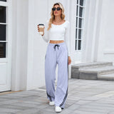 Women's Straight Low Waist Sports Pants