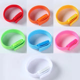 LED Light Up Wristbands With Fast Or Slow Flashing Lights.