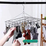 Stainless Steel Clothespin Laundry Hanger