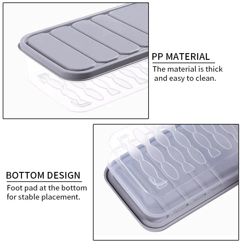 Transparent Stackable  Food Saver Box With Lid