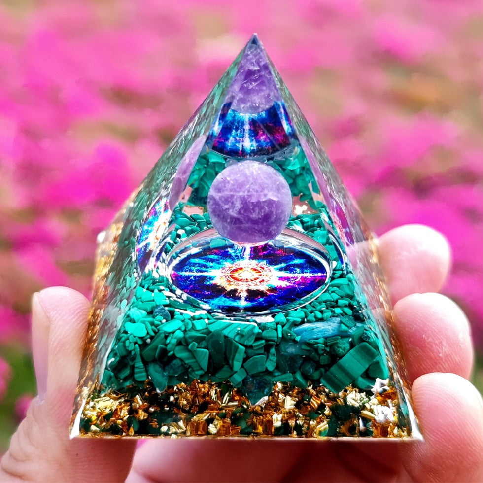 Energy Generator Orgone Pyramid For Meditaion.