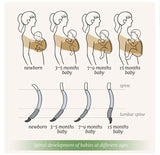 PANGDUBE 100% Polyester Kangaroo Wrap for Babies 0-15 Months
