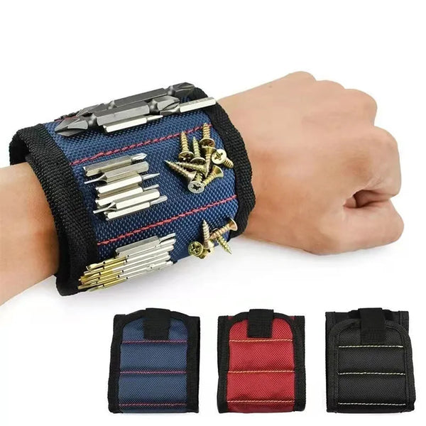 Magnetic Wrist Support Band with Strong Magnets for Holding Screws Or Nails.