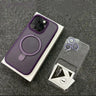 Magsafe IPhone Mat Finish Air 17 16 15 14 13 12 11 Pro Max Plus With Lens Protector And Metal Ring Stand