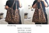 Corduroy Cotton Large Shoulder Shopping Totes