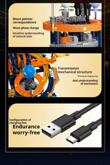 CK008 Space Trend Play Dawn Solar System Planetarium Mechanical Model