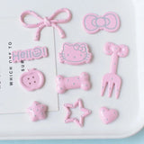 Silver Hello Kitty Charms Shoe Accessories