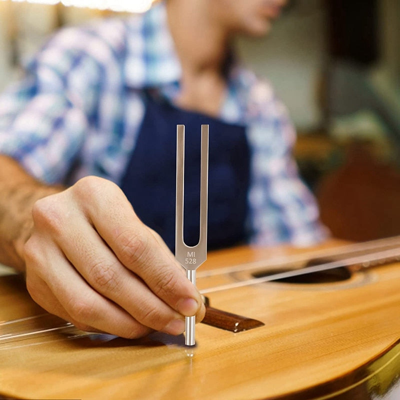 528HZ Chakra Tuning Forks For Sound Therapy, Yoga, Meditation And Relaxation.