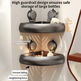 Wall-Mounted Triangle Suction Cup Bathroom Organizer