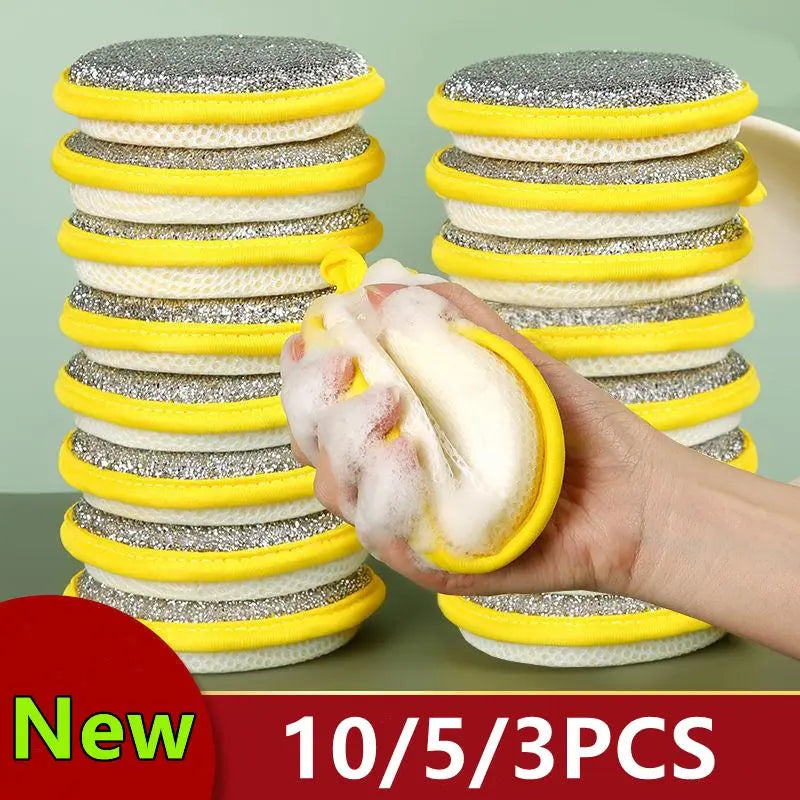 10/5/3PCS Double Side Dishwashing Sponge.