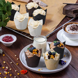 100pcs Oilproof Tulip Muffin Cupcake Liners