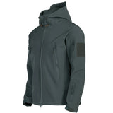 Men's Tactical Windproof/Waterproof Soft Shell Hooded Jacket