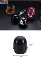 5pc Enclosed Dice Cup
