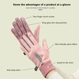 Women's Thermal Fleece, Waterproof Outdoor Gloves