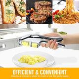 Stainless Steel 2 in 1 Garlic Press