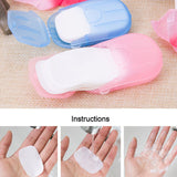 20/60/120/200Pcs  Mini Disposable Scented Soap Sheets.